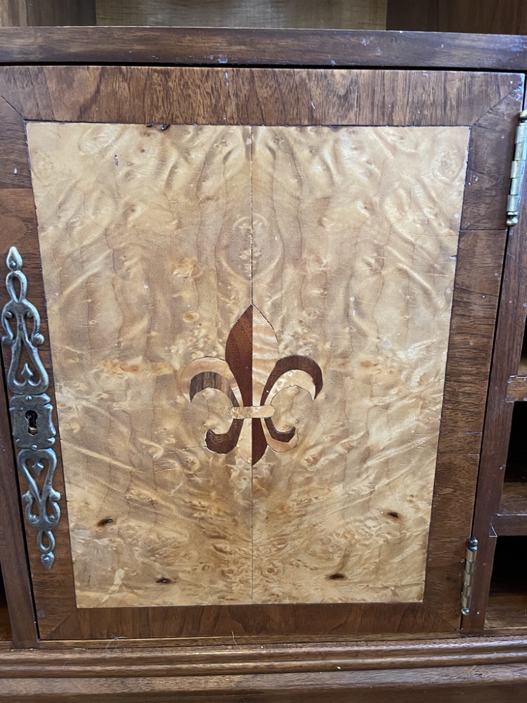 Fleur De Lis Marquetry Wall Art